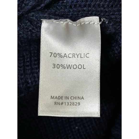 Lovers & Friends Dress Keeney Distressed Wool Blend Long Sleeve High Neck Sz XS - Picture 5 of 8